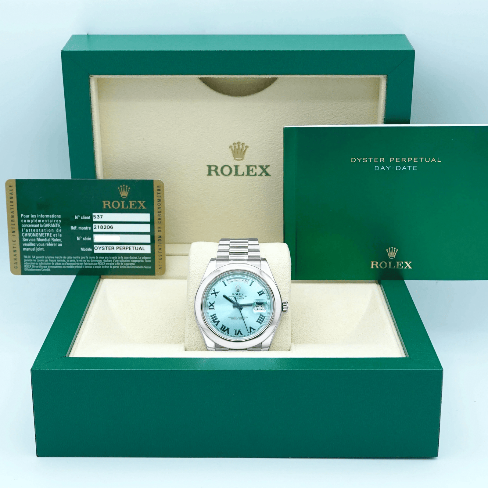 Rolex Day-Date II 41 mm / Ice Blue Roman – President – Bild 11