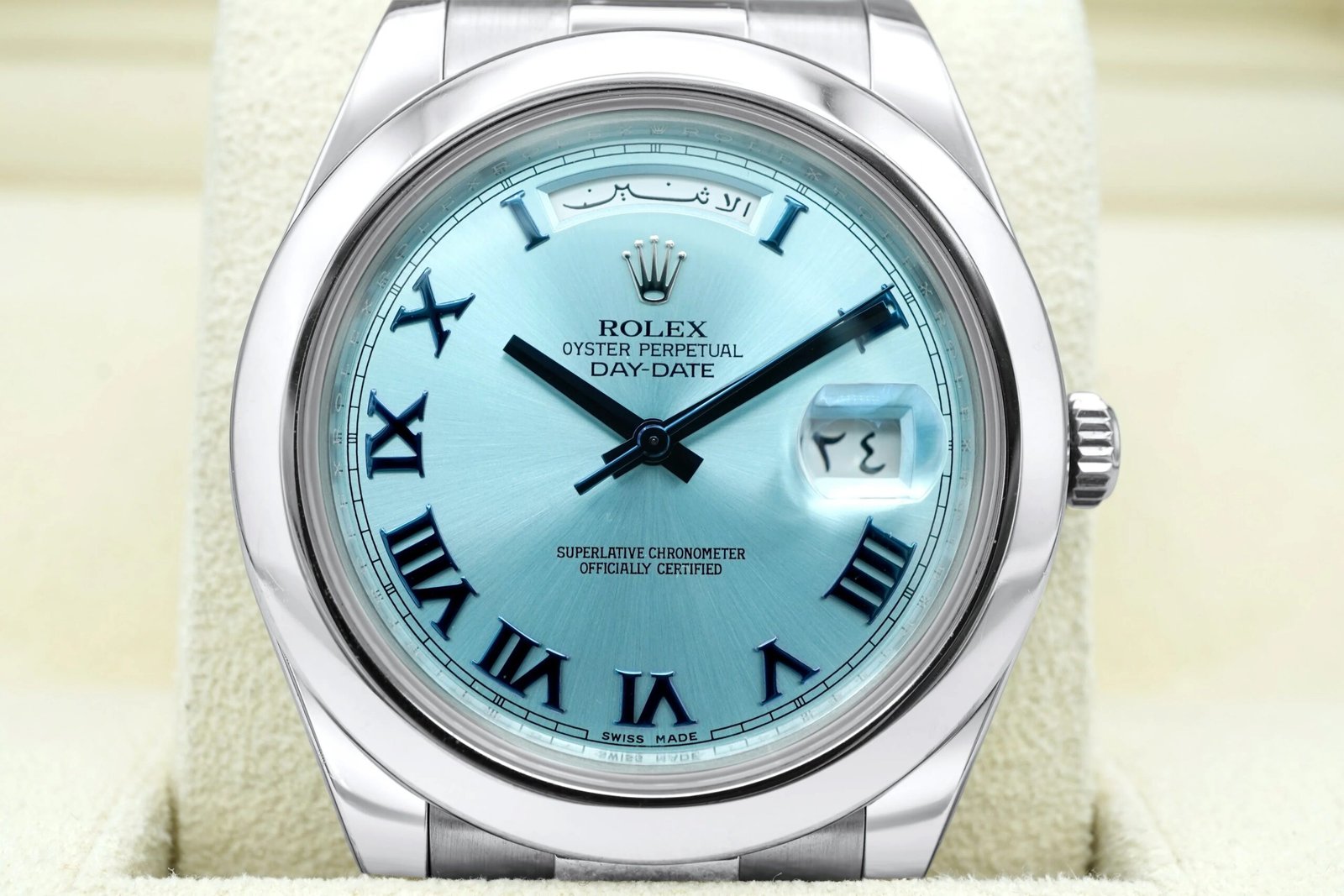 Rolex Day-Date II 41 mm / Ice Blue Roman – President – Bild 5