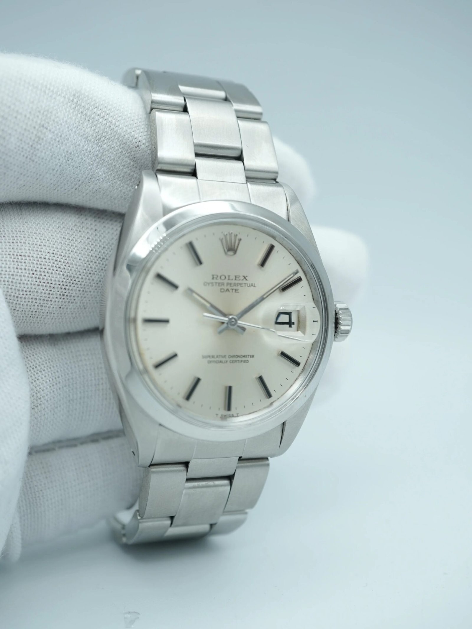 Rolex Oyster Perpetual Date 34 mm / Silver – Oyster – Bild 2