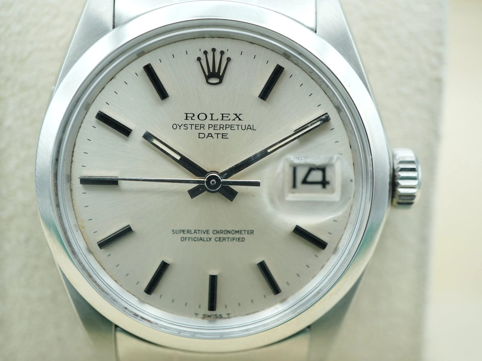 Rolex Oyster Perpetual Date 34 mm / Silver – Oyster – Bild 7