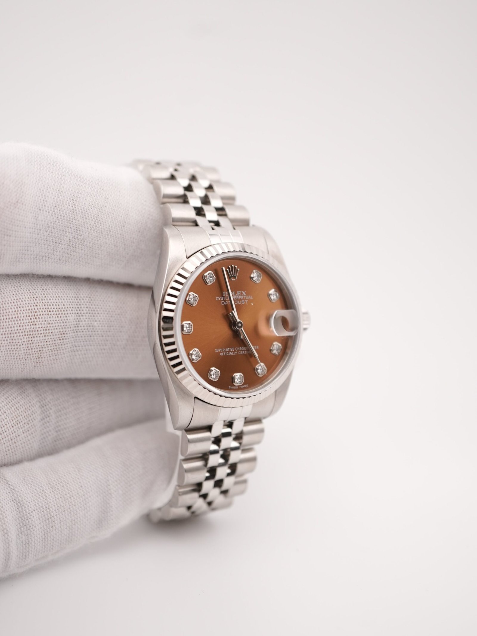 Rolex Datejust 31 mm / Brown Diamond – Jubilee – Bild 4