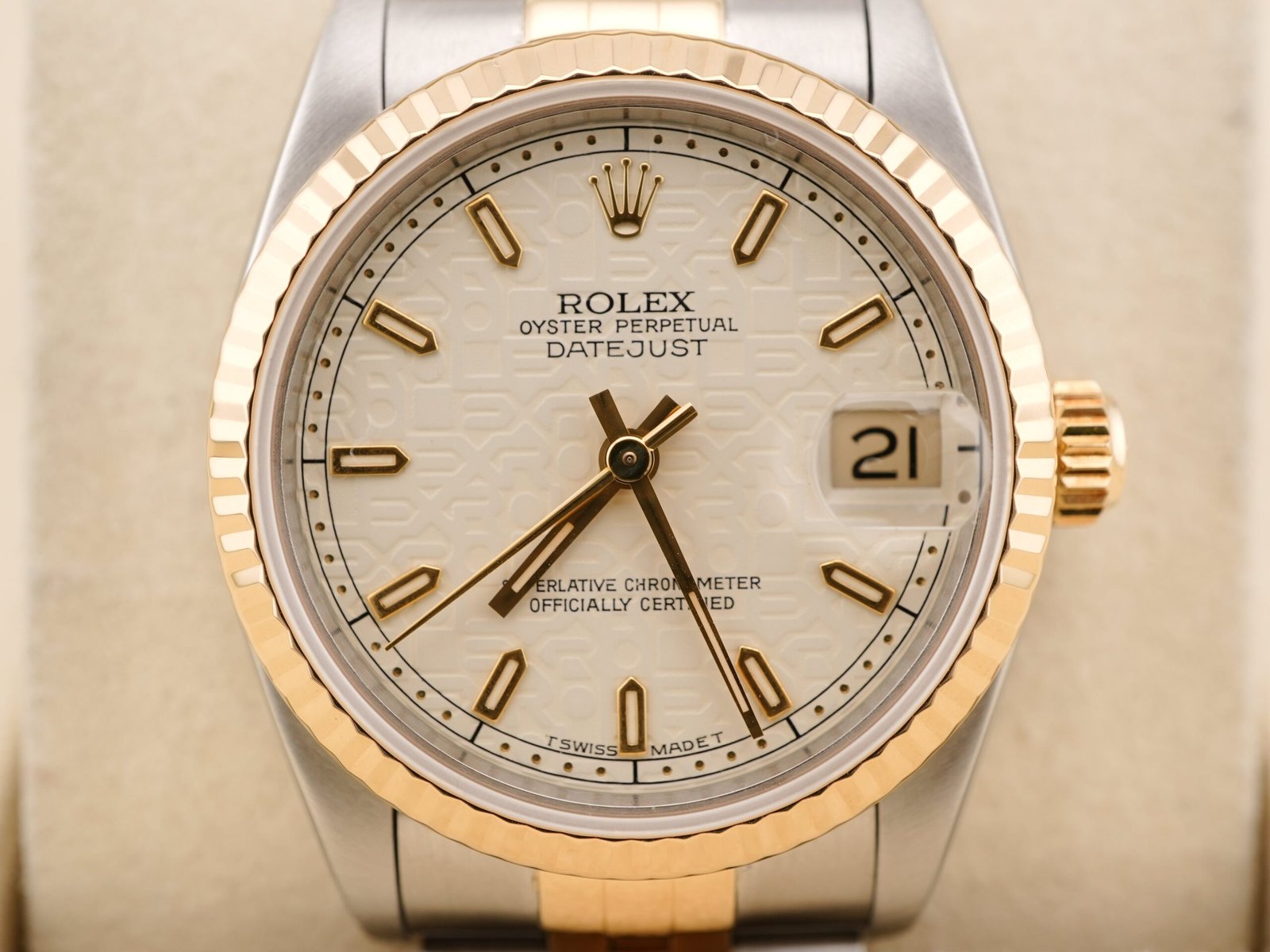 Rolex Datejust 31 mm / Linen Jubilee – Jubilee – Bild 3