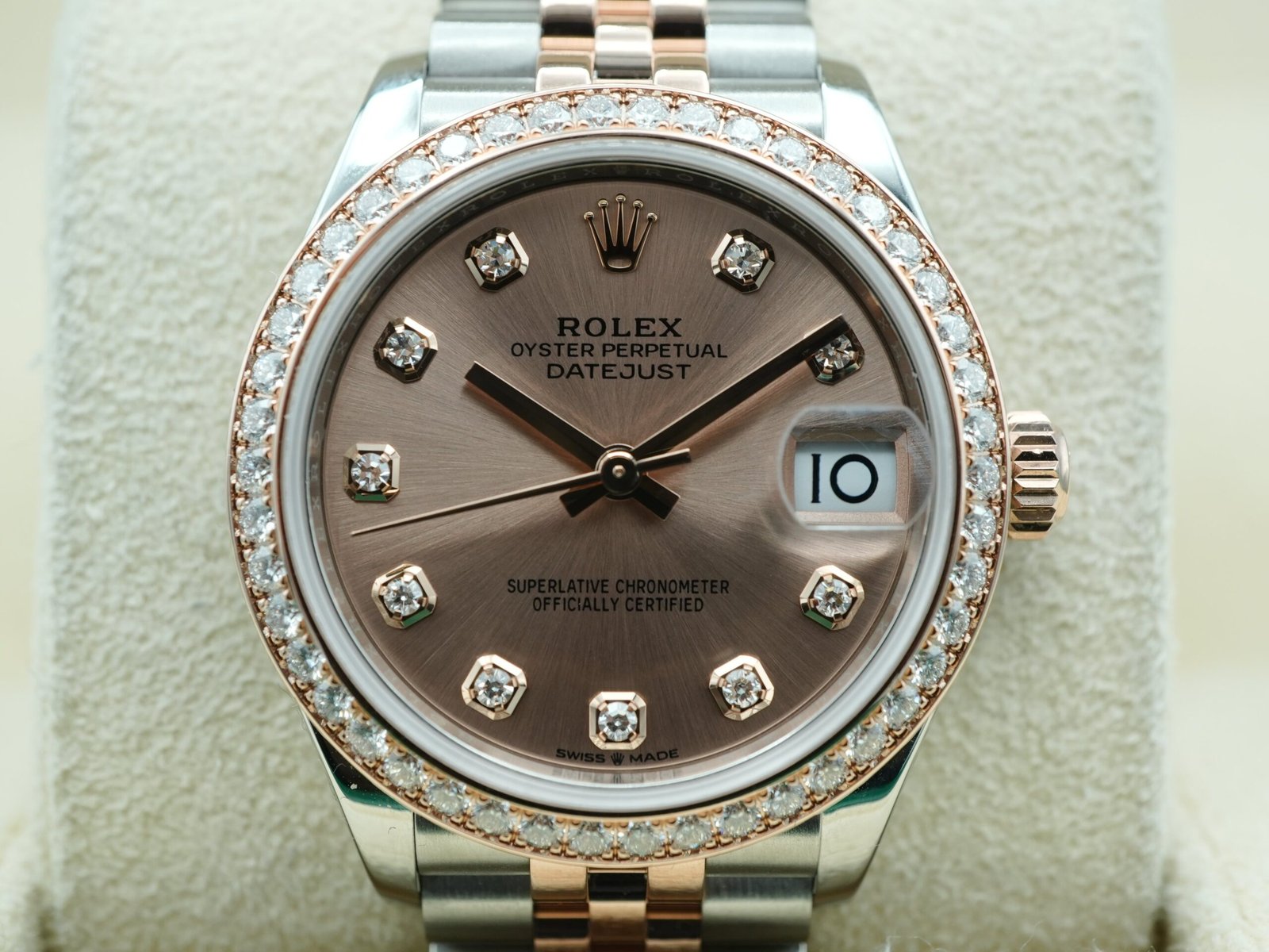 Rolex Datejust 31 mm / Pink Diamond – President – Bild 3