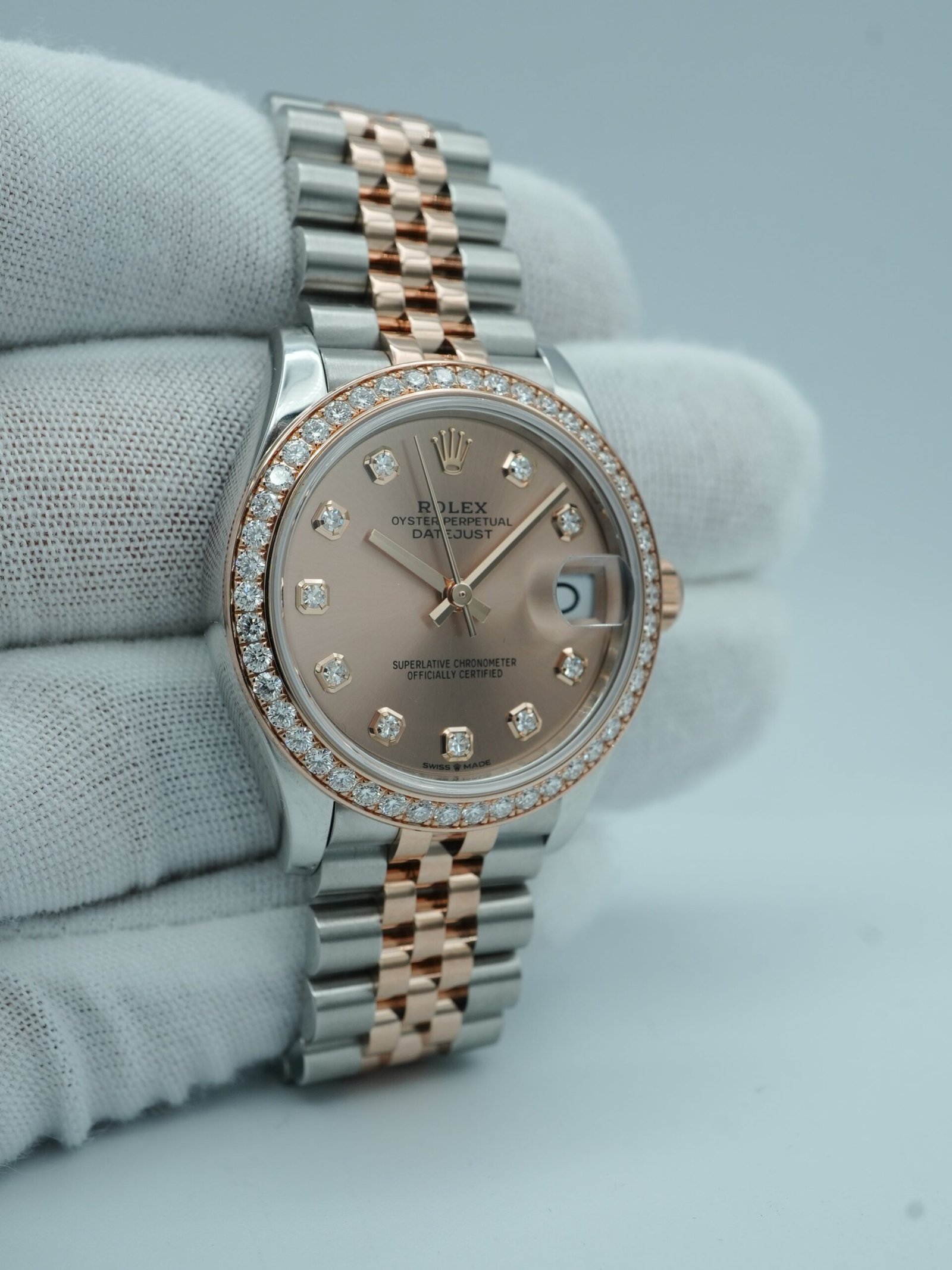 Rolex Datejust 31 mm / Pink Diamond – President – Bild 4