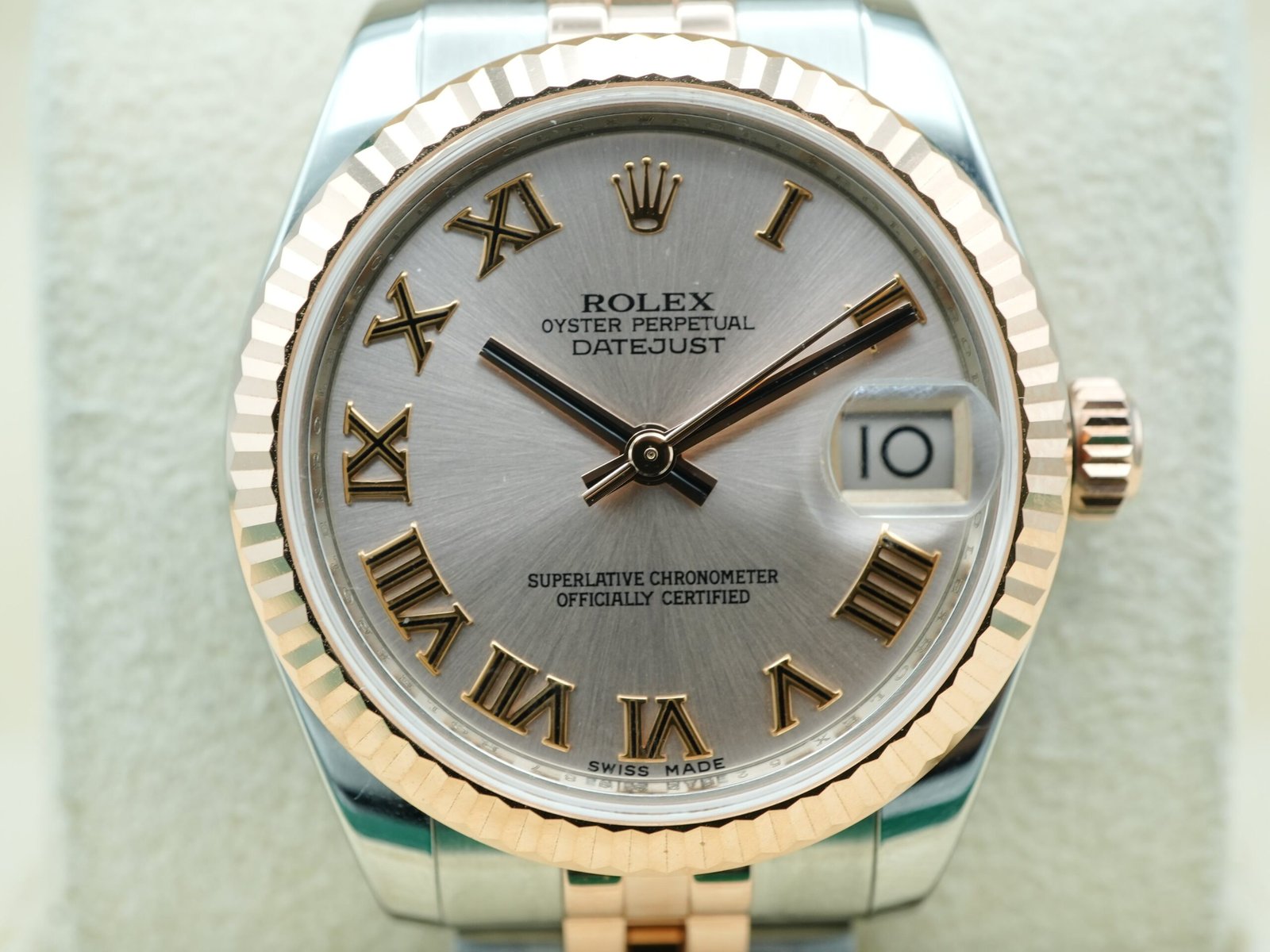 Rolex Datejust 31 mm / Rose Roman – Jubilee – Bild 3