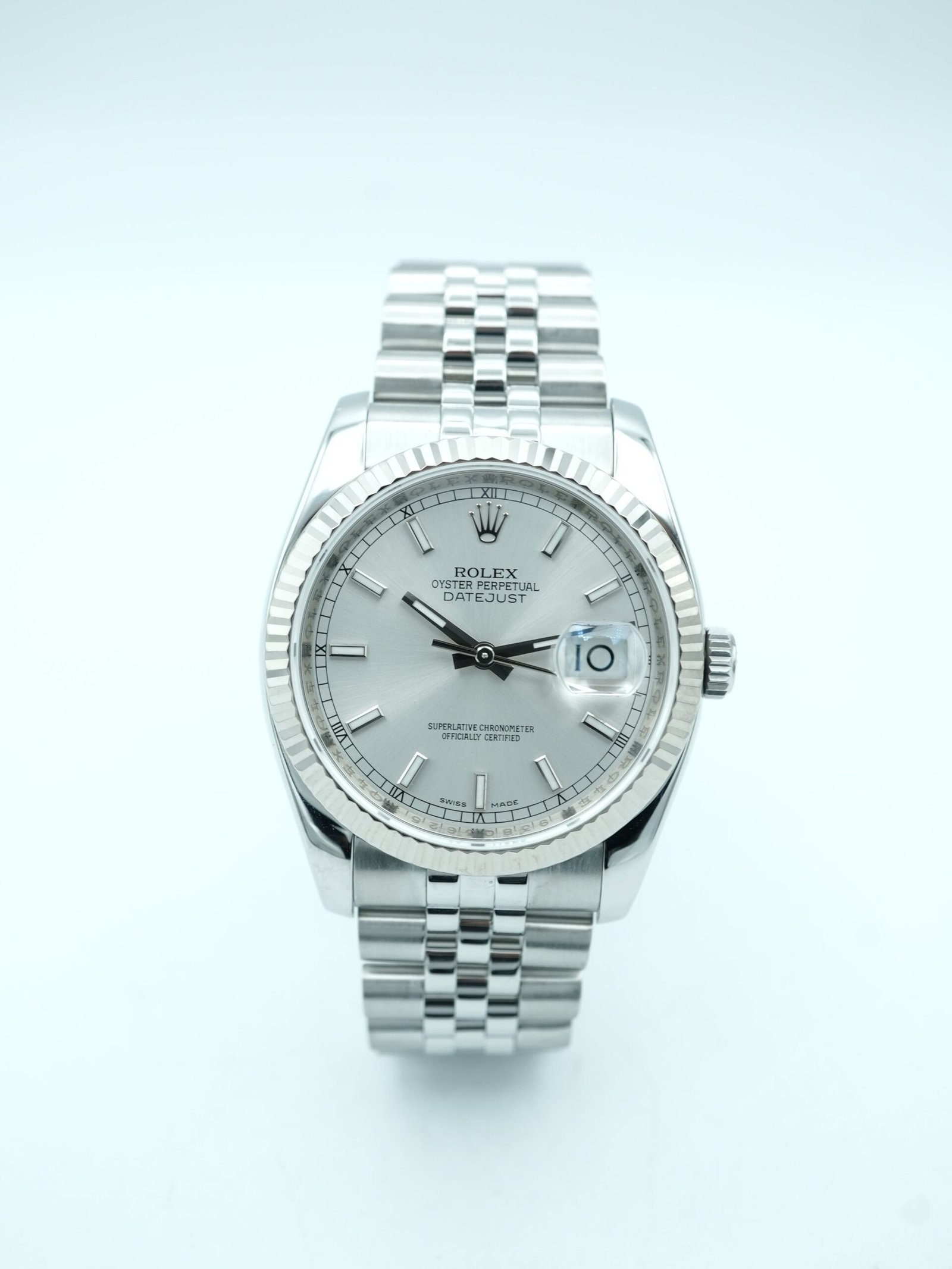Rolex Datejust 36 mm / Silver – Jubilee – Bild 4