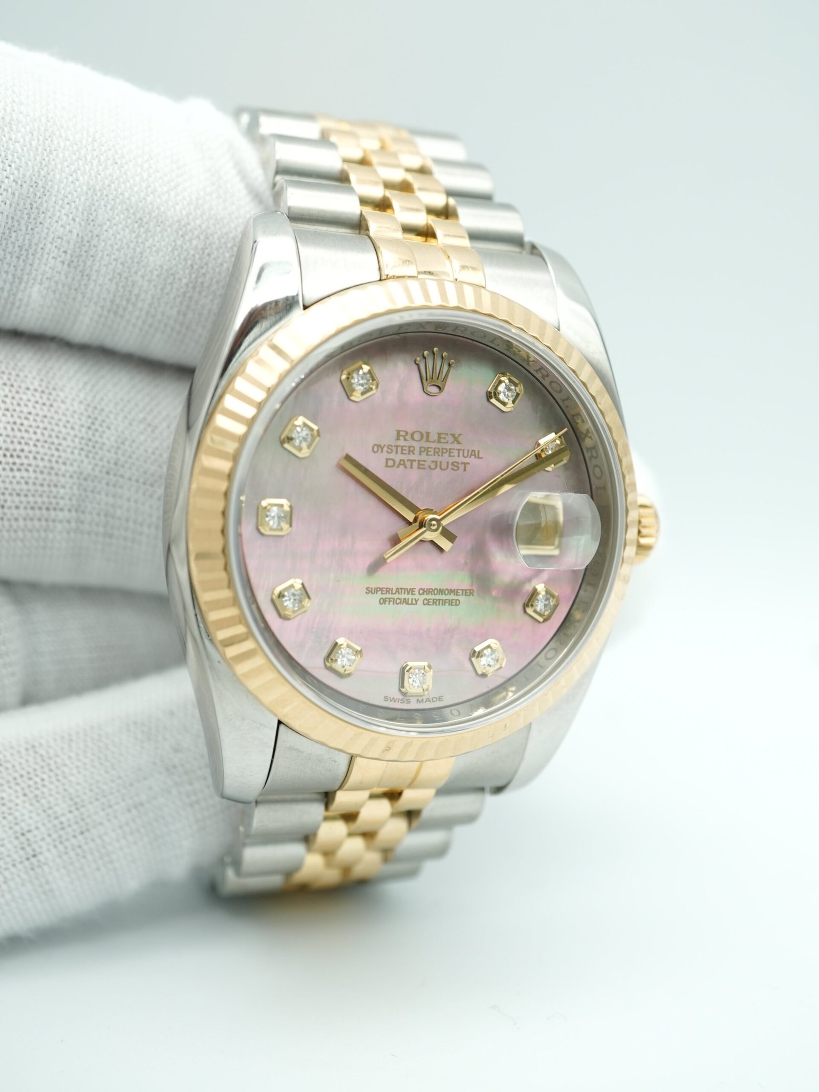 Rolex Datejust 36 mm / Tahitian MOP Diamond – Jubilee – Bild 3