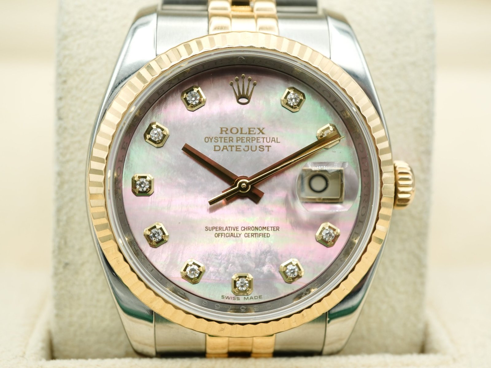 Rolex Datejust 36 mm / Tahitian MOP Diamond – Jubilee – Bild 4