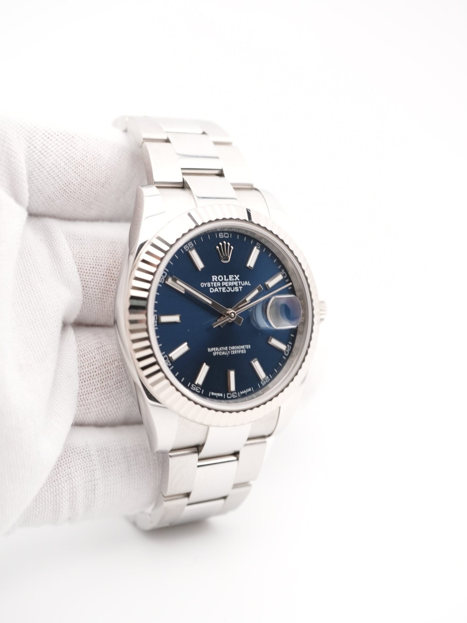 Rolex Datejust 41 mm / Blue – Oyster – Bild 4
