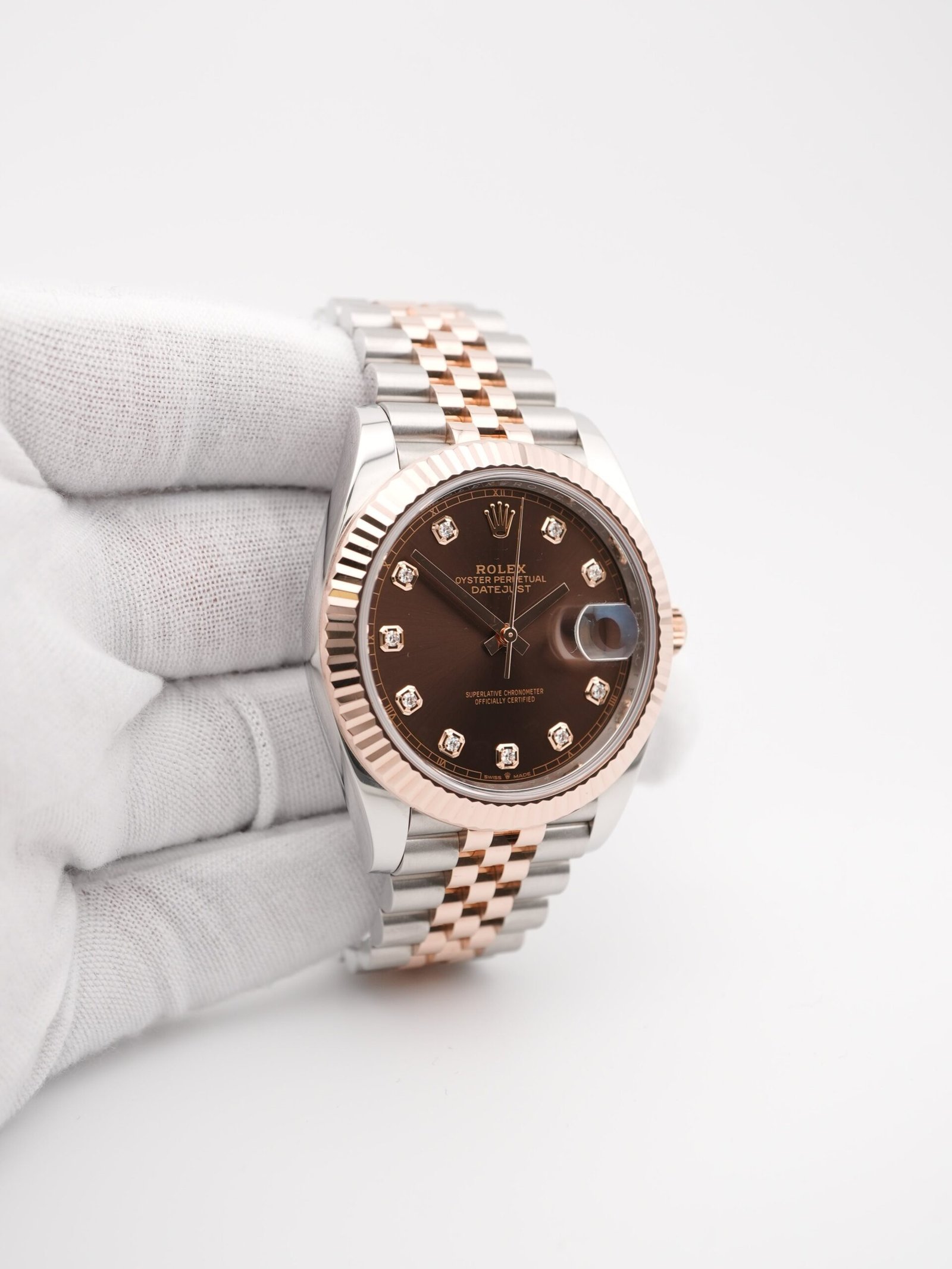 Rolex Datejust 41 mm / Chocolate Brown Diamond – Jubilee – Bild 3