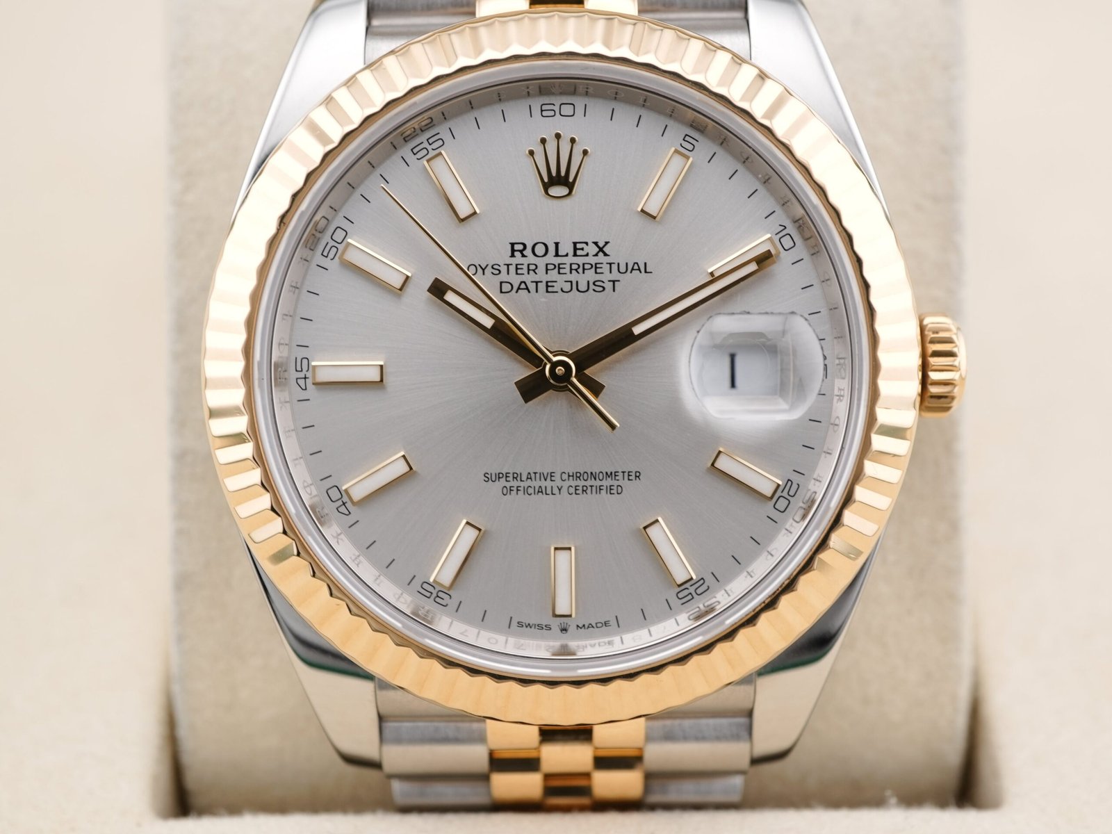 Rolex Datejust 41 mm / Silver – Jubilee – Bild 3