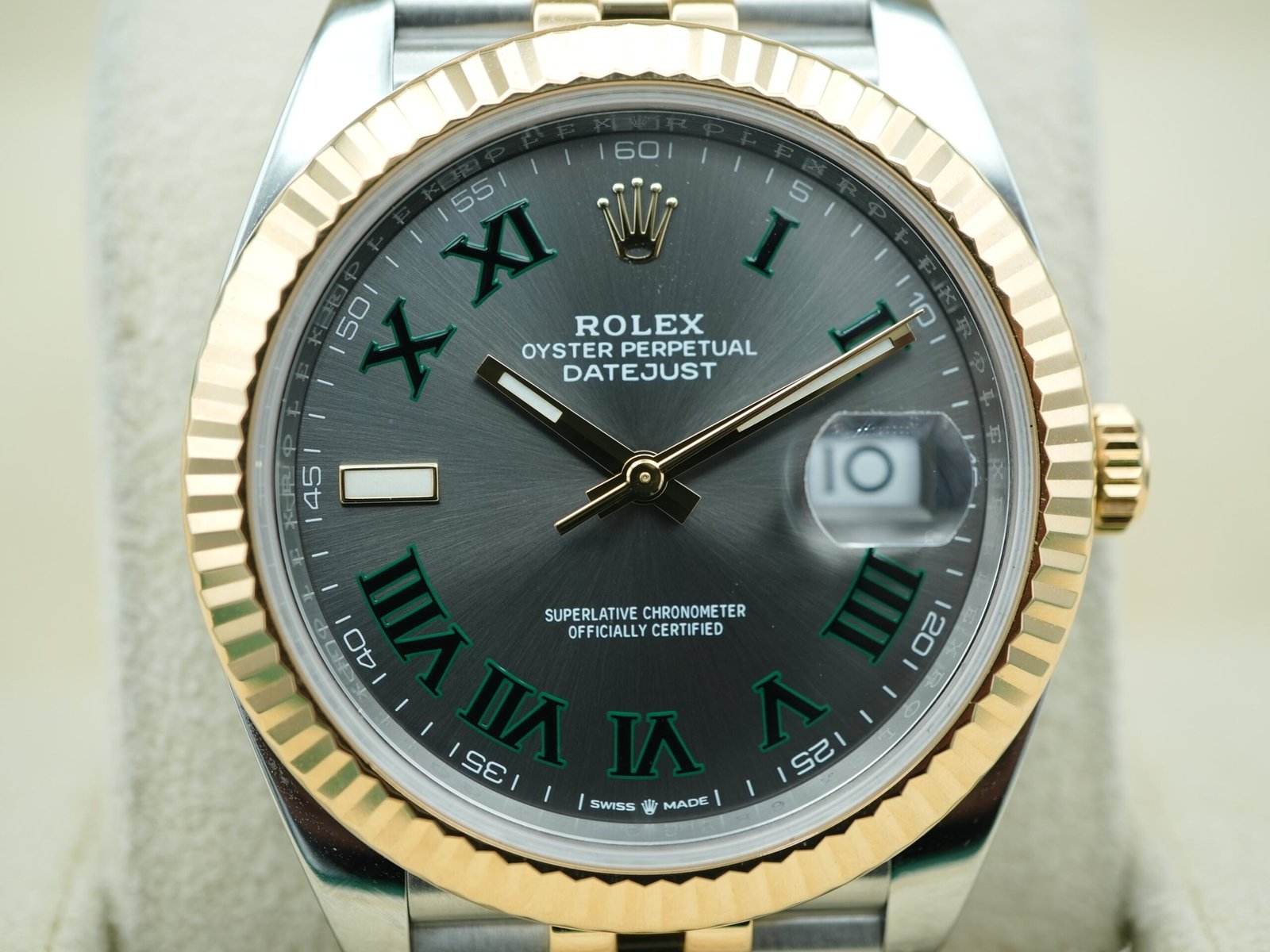Rolex Datejust 41 mm / Slate Grey Wimbledon – Jubilee – Bild 3