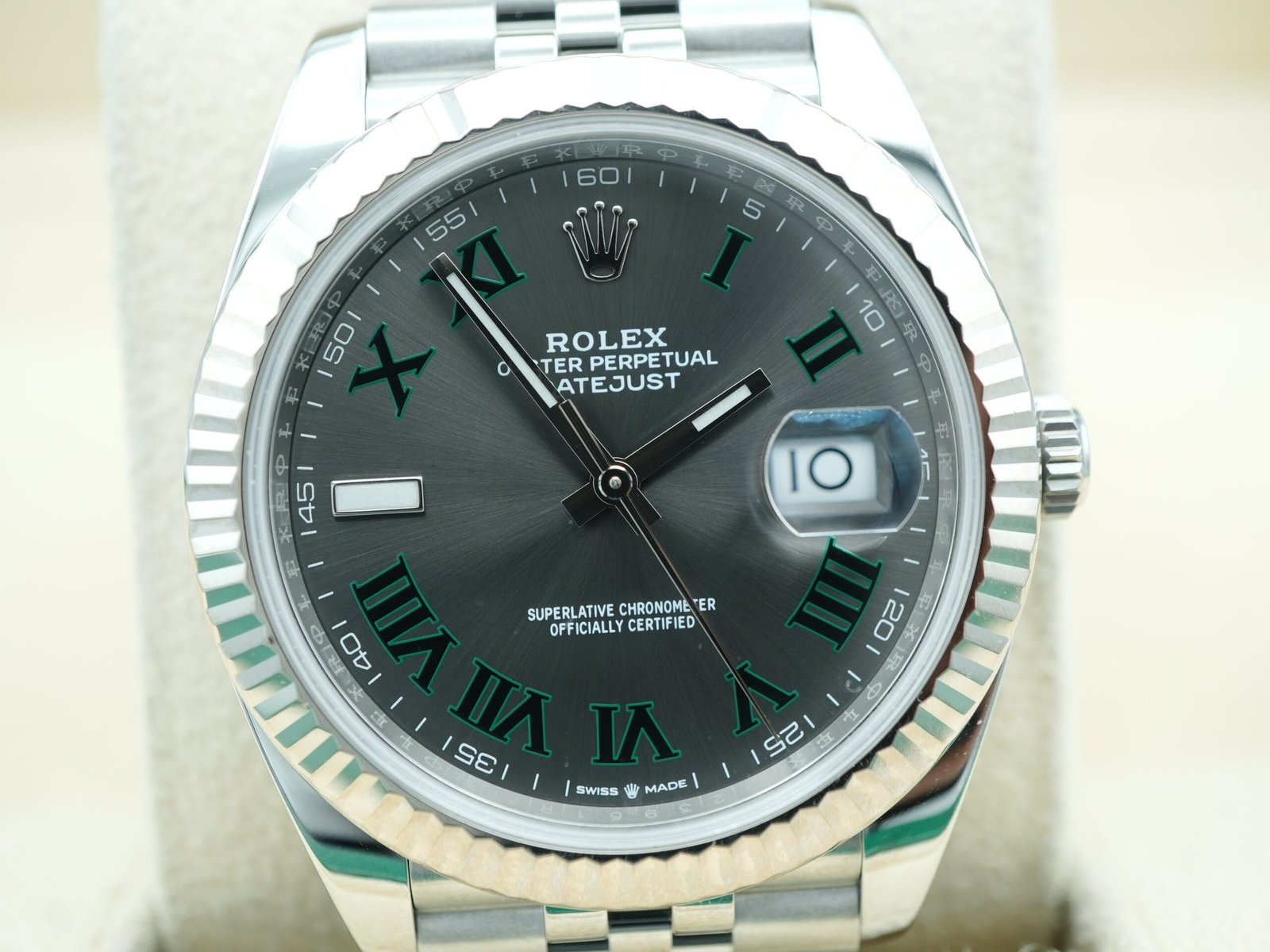 Rolex Datejust 41 mm / Wimbledon – Jubilee – Bild 3