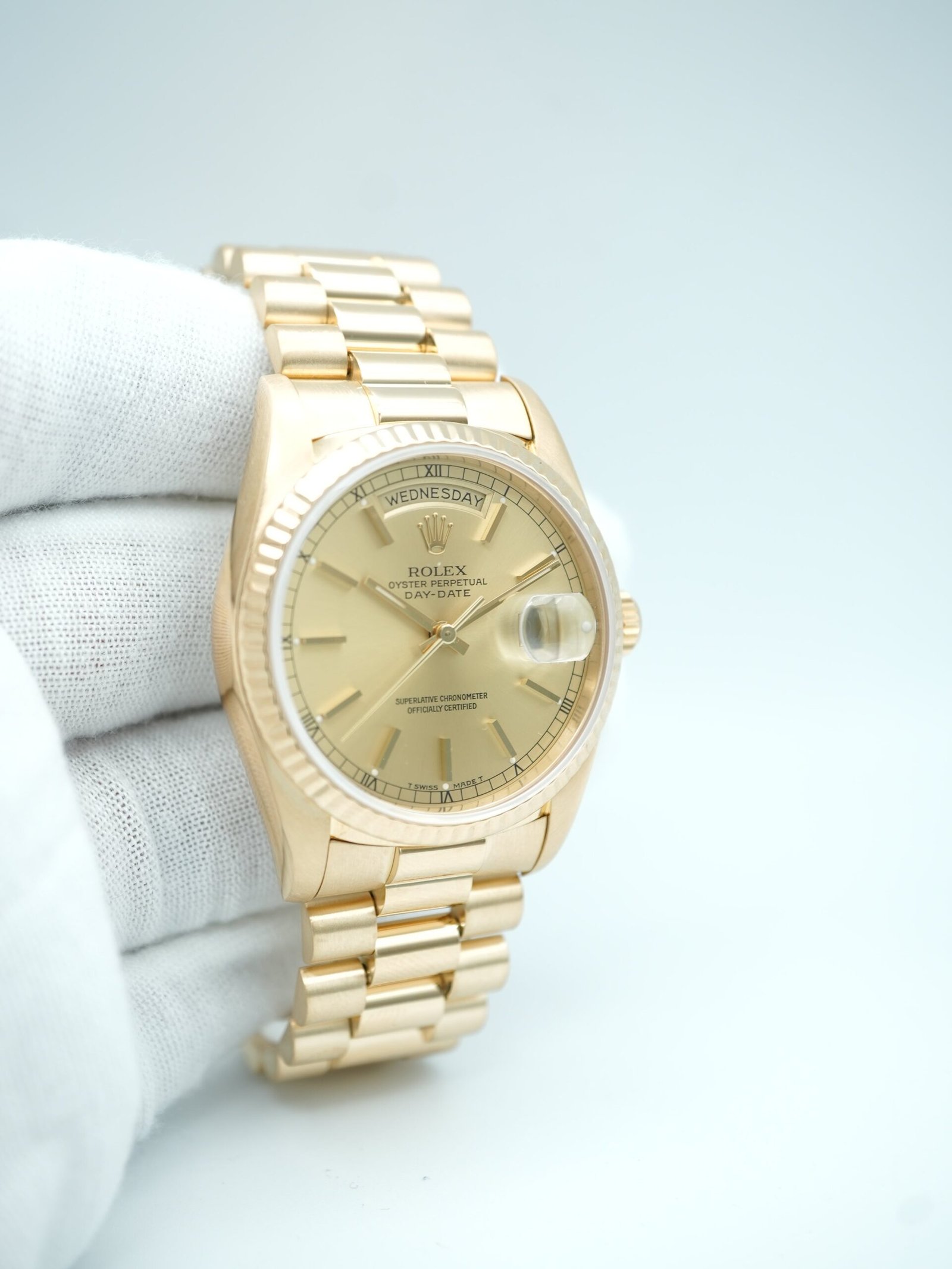 Rolex Day-Date 36 mm / Champagne – President – Bild 3